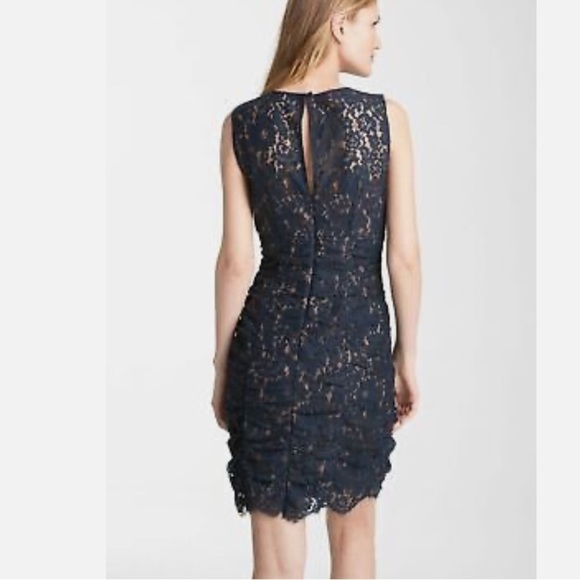 Eliza J Cap Sleeves Lace Sheet Dress Size 8 - Picture 2 of 12